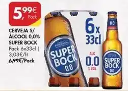 Pingo Doce Super bock - cerveja s/ álcool 0,0% promoção
