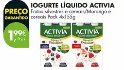 Pingo Doce Iogurte líquido activia promoção