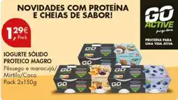 Pingo Doce Iogurte sólido proteico magro promoção