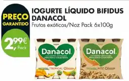 Pingo Doce Iogurte líquido bifidus danacol promoção