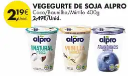 Pingo Doce Vegegurte de soja alpro promoção