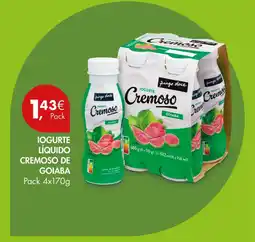 Pingo Doce Iogurte líquido cremoso de goiaba promoção