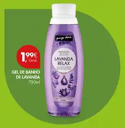 Pingo Doce Gel de banho de lavanda promoção