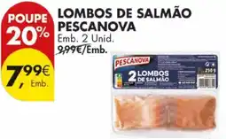 Pingo Doce Lombos de salmão pescanova promoção