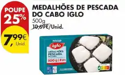 Pingo Doce Medalhoes pescada do cabo iglo promoção