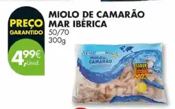 Pingo Doce Miolo de camarão mar ibérica promoção