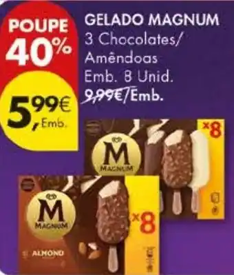Pingo Doce GELADO MAGNUM promoção
