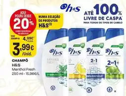 Intermarché H&s - champô promoção