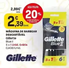 Intermarché Gillette - máquina de barbear descartavel promoção