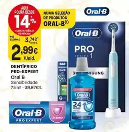 Intermarché Oral b - dentífrico pro-expert promoção