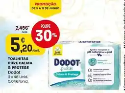 Intermarché Dodot - toalhitas pure calma & protege promoção