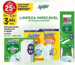 Intermarché Swiffer - recarga pano agarpa po p/ mopa promoção