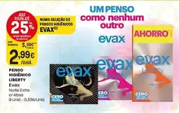 Intermarché Evax - penso higiénico liberty promoção