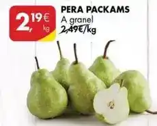 Pingo Doce A+ - pera packams promoção