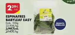 Pingo Doce Babyleaf easy promoção