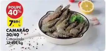 Pingo Doce Camarão 30/40 promoção