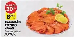 Pingo Doce Camarão cozido promoção