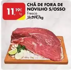 Pingo Doce Cha de fora de novilho s/osso promoção