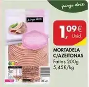 Pingo Doce Pingo doce - mortadela c/azeitonas promoção