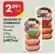 Pingo Doce Salsichas p/ churrasco promoção