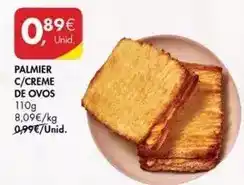 Pingo Doce Palmier c/creme de ovos promoção