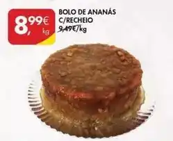 Pingo Doce Bolo de ananas c/recheio promoção