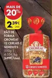 Pingo Doce Oroweat - pão de forma promoção