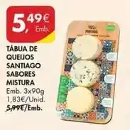 Pingo Doce Santiago - tábua de queijos santiago sabores promoção