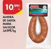 Pingo Doce Santa maria - alheira de salsicor promoção