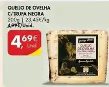 Pingo Doce com - queijo de ovelha c/trufa negra promoção