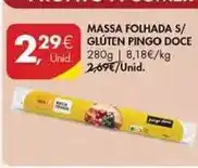 Pingo Doce Pingo doce - massa folhada s/gluten promoção