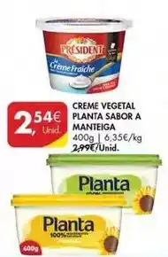 Pingo Doce Planta - creme vegetal sabor a manteiga promoção