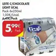 Pingo Doce Ucal - leite c/chocolate light promoção