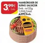 Pingo Doce Hamburguer de suíno promoção