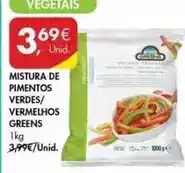 Pingo Doce Mistura de pimentos verdes/vermelhos promoção