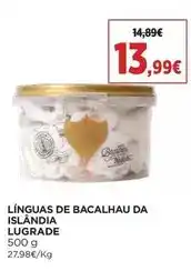 El Corte Inglés Lugrade - línguas de bacalhau da islandia promoção