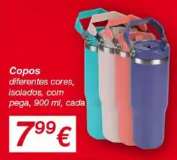 kik Copos diferentes cores, isolados, promoção
