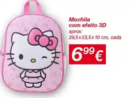 kik Mochila com efeito 3D promoção