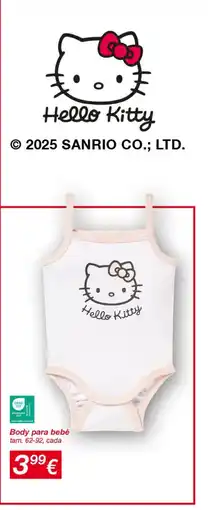 kik Body para bebé promoção