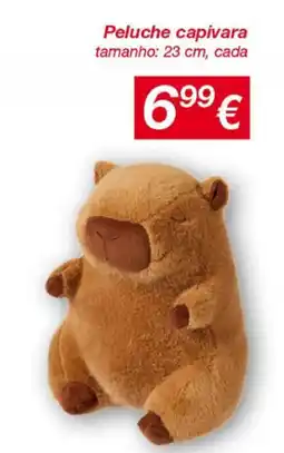 kik Peluche capivara promoção