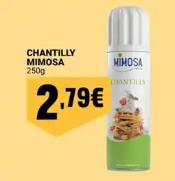 Neomáquina Chantilly mimosa promoção