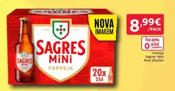 Amanhecer Cerveja Sagres Mini promoção