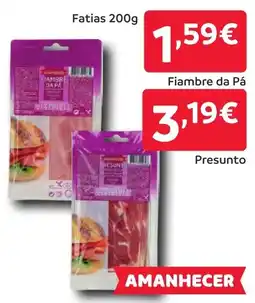 Amanhecer Fatias Fiambre da Pá promoção
