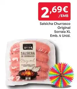 Amanhecer Salsicha Churrasco Original Sorraia XL promoção