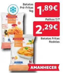 Amanhecer Batatas Pré-Fritas Palitos 7/7 promoção
