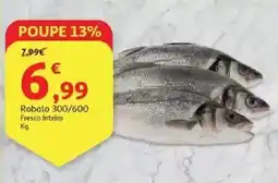 Auchan Robalo 300/600 Fresco Inteiro promoção