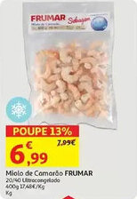 Auchan Miolo de Camarão FRUMAR promoção