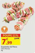 Auchan Espetadas de Porco promoção