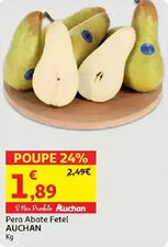 Auchan Pera Abate Fetel AUCHAN promoção