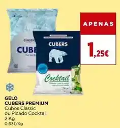 El Corte Inglés Cubers - gelo premium promoção